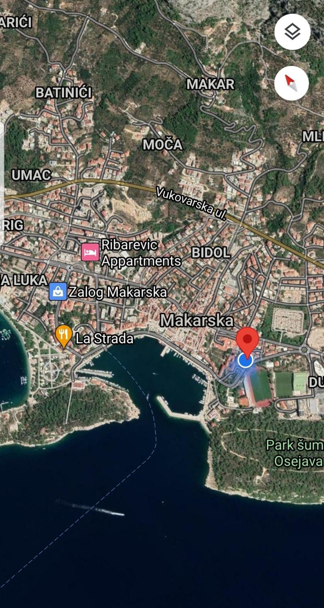 Apartment Afrika Макарска Экстерьер фото